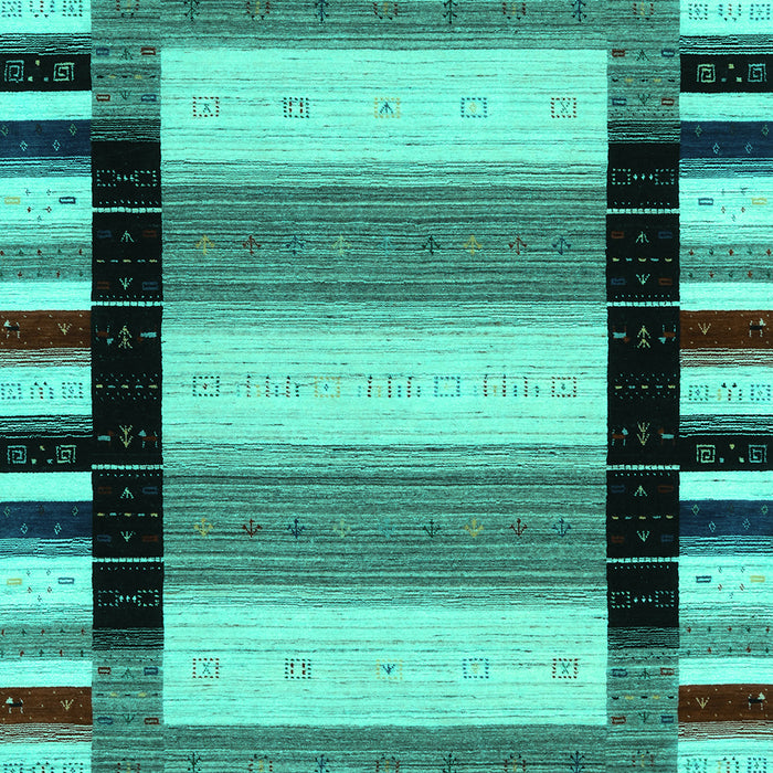 Solid Turquoise Modern Rug, con1944turq