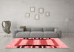 Modern Red Washable Rugs