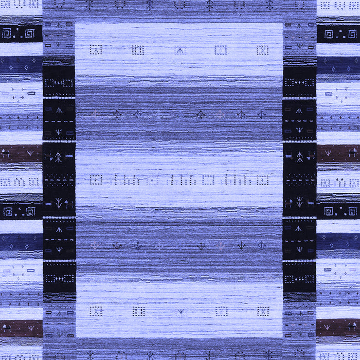 Machine Washable Solid Blue Modern Rug, wshcon1944blu