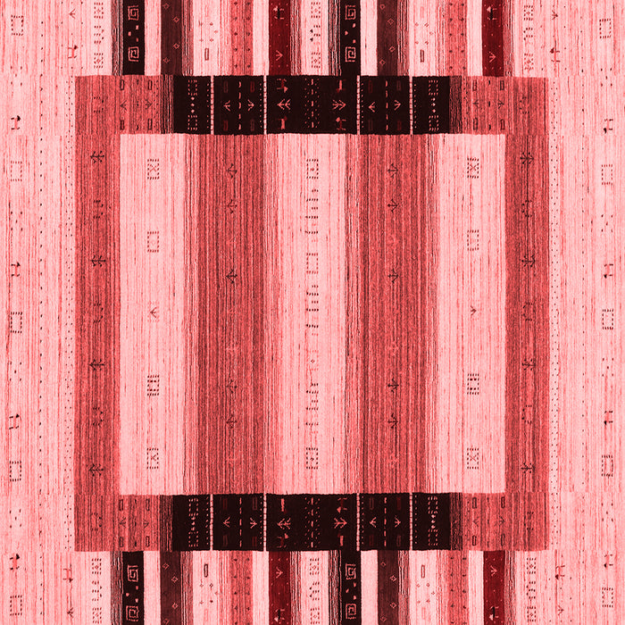 Machine Washable Solid Red Modern Rug, wshcon1944red
