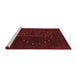 Contemporary Red Washable Rugs