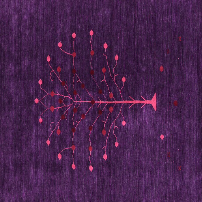 Square Machine Washable Abstract Pink Contemporary Rug, wshcon1946pnk