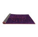 Sideview of Abstract Pink Contemporary Rug, con1946pnk