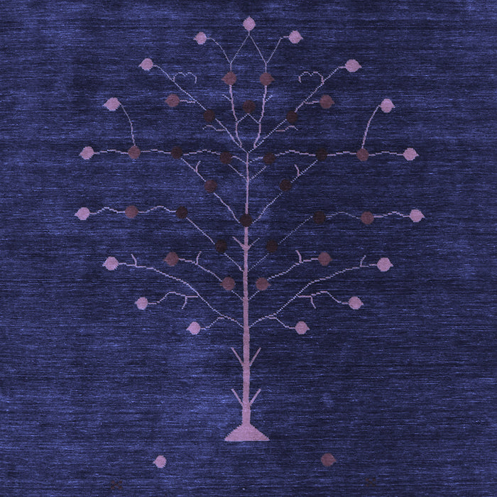 Abstract Blue Contemporary Rug, con1946blu