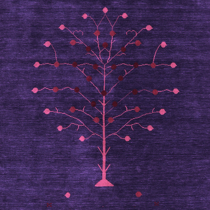 Abstract Purple Contemporary Rug, con1946pur