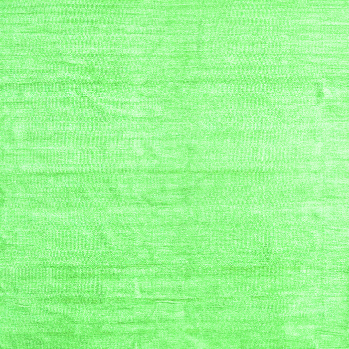 Serging Thickness of Solid Green Modern Rug, con1947grn