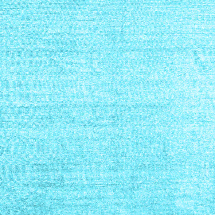 Square Machine Washable Solid Light Blue Modern Rug, wshcon1947lblu