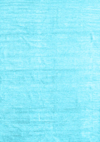 Solid Light Blue Modern Rug, con1947lblu