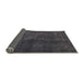 Thickness of Contemporary Carbon Gray Modern Rug, con1948