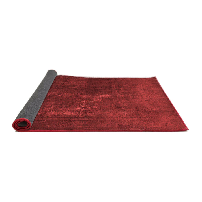 Abstract Red Contemporary Area Rugs