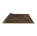 Sideview of Abstract Brown Contemporary Rug, con1948brn