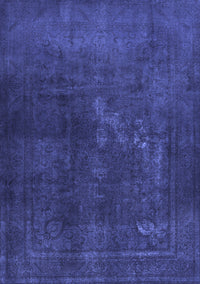 Abstract Blue Contemporary Rug, con1948blu