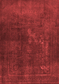 Abstract Red Contemporary Rug, con1948red