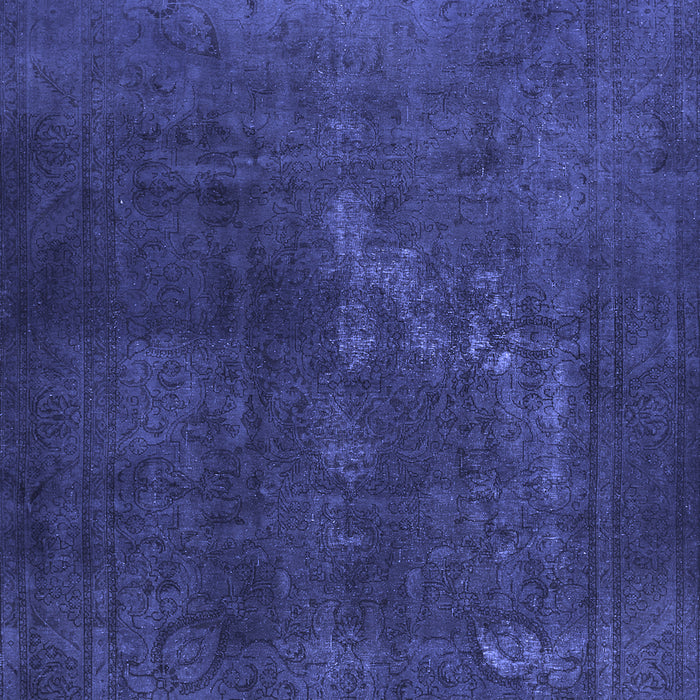 Abstract Blue Contemporary Rug, con1948blu
