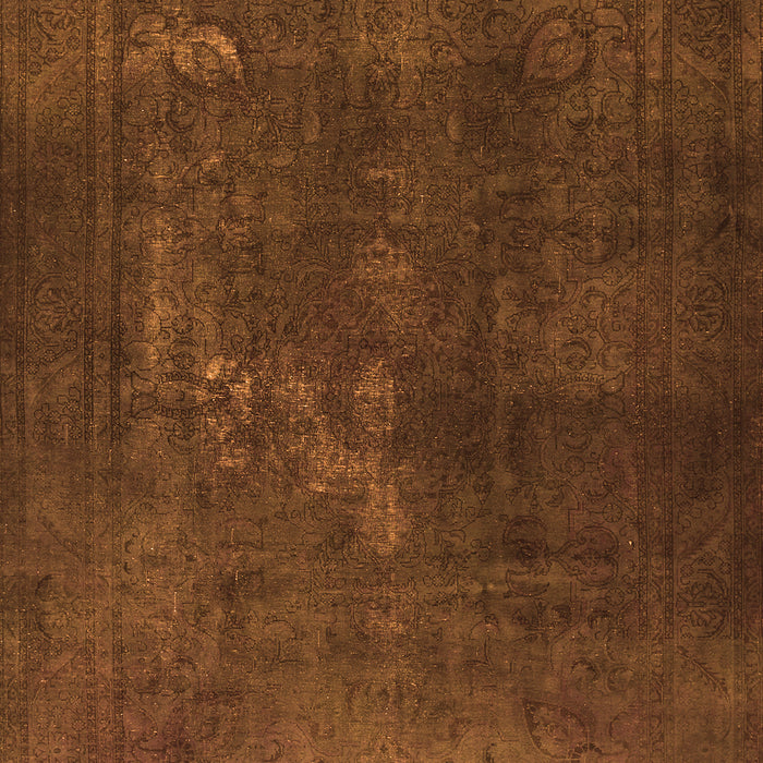 Abstract Orange Contemporary Rug, con1948org