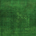 Serging Thickness of Abstract Green Contemporary Rug, con1948grn