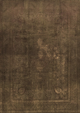 Abstract Brown Contemporary Rug, con1948brn