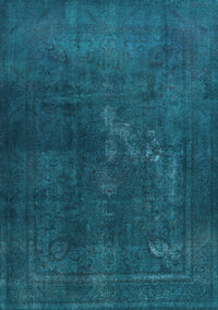 Abstract Light Blue Contemporary Rug, con1948lblu