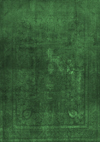 Abstract Emerald Green Contemporary Rug, con1948emgrn