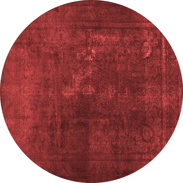 Machine Washable Abstract Red Contemporary Rug, wshcon1948red