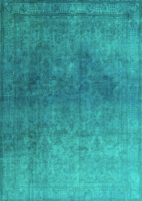 Persian Turquoise Bohemian Rug, con1949turq