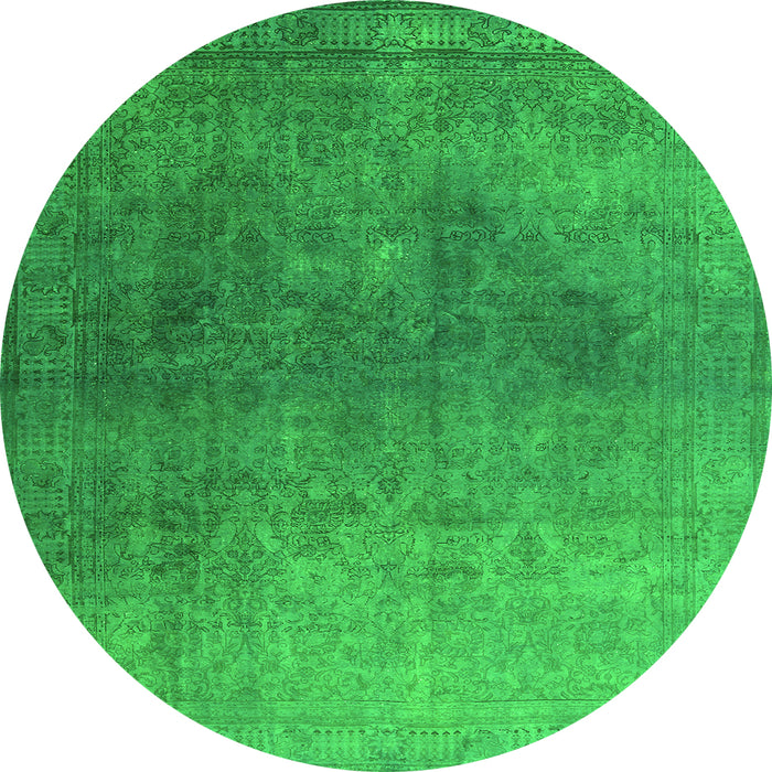 Square Persian Green Bohemian Rug, con1949grn