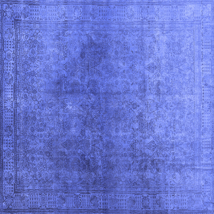 Square Persian Blue Bohemian Rug, con1949blu