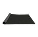 Thickness of Contemporary Charcoal Black Modern Rug, con195