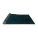 Sideview of Abstract Light Blue Contemporary Rug, con1950lblu