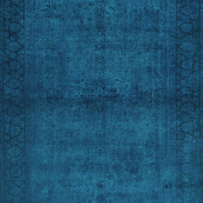 Machine Washable Abstract Turquoise Contemporary Area Rugs, wshcon1951turq