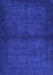 Abstract Blue Contemporary Rug, con1951blu