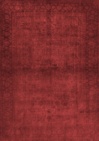 Abstract Red Contemporary Rug, con1951red