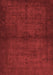 Abstract Red Contemporary Area Rugs