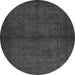 Square Abstract Gray Contemporary Rug, con1951gry