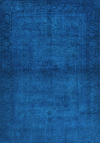 Abstract Light Blue Contemporary Rug, con1951lblu