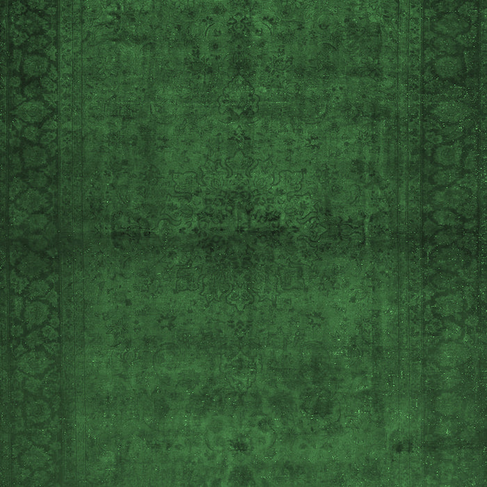 Abstract Emerald Green Contemporary Rug, con1951emgrn