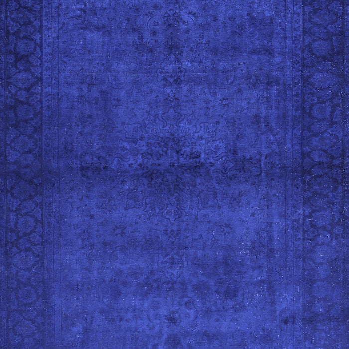 Machine Washable Abstract Blue Contemporary Rug, wshcon1951blu