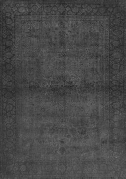 Abstract Gray Contemporary Rug, con1951gry
