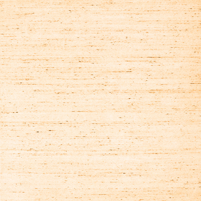 Round Machine Washable Solid Orange Modern Area Rugs, wshcon1952org