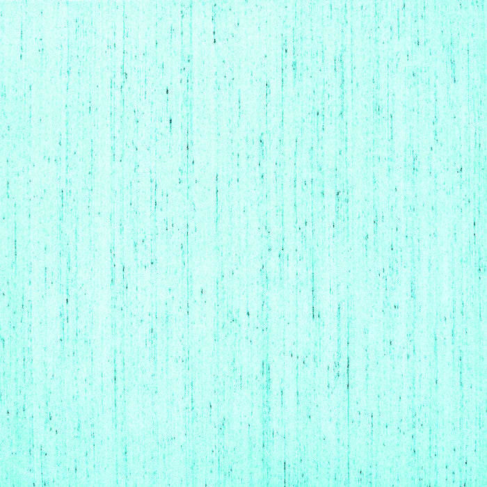 Square Machine Washable Solid Turquoise Modern Area Rugs, wshcon1952turq