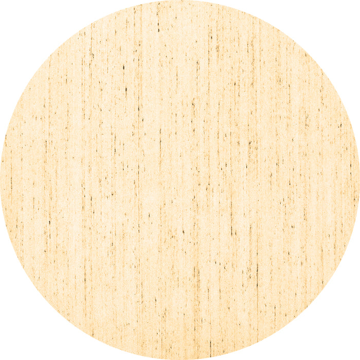 Round Solid Brown Modern Rug, con1952brn