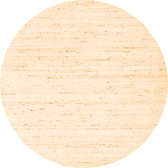 Square Solid Orange Modern Rug, con1952org