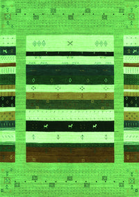 Abstract Green Contemporary Rug, con1953grn