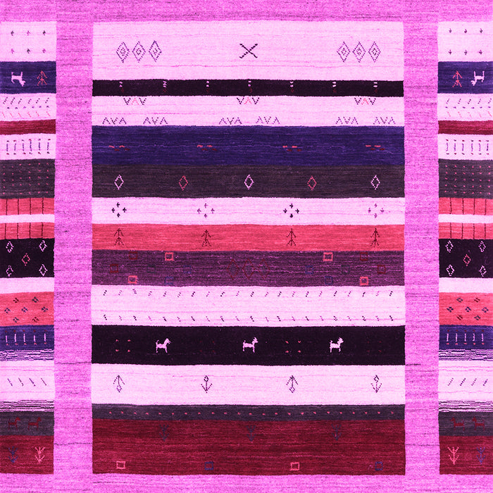 Machine Washable Abstract Pink Contemporary Rug, wshcon1953pnk