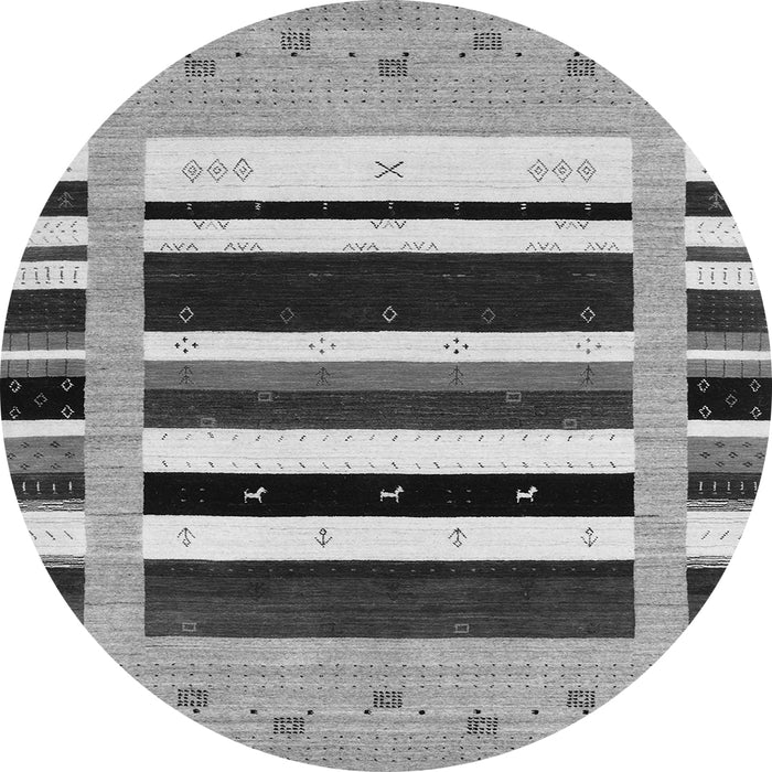 Machine Washable Abstract Gray Contemporary Rug, wshcon1953gry