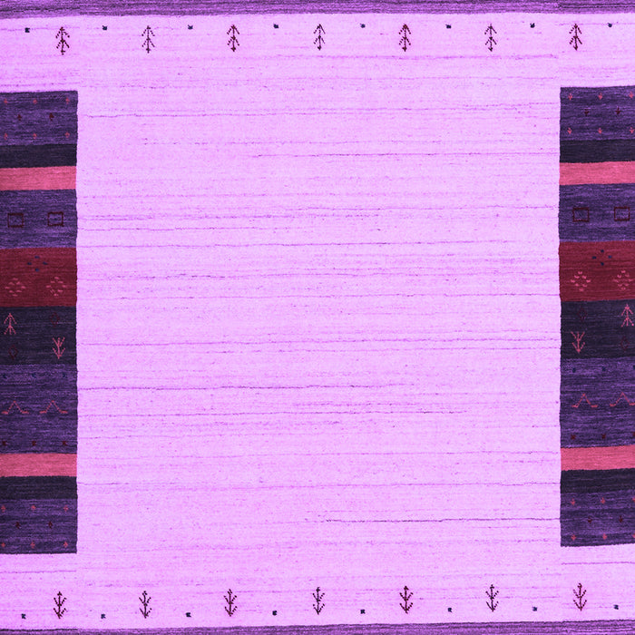 Abstract Purple Contemporary Rug, con1954pur