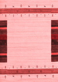 Abstract Red Contemporary Rug, con1954red