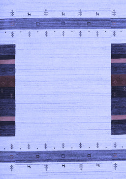 Abstract Blue Contemporary Rug, con1954blu