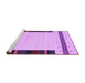 Sideview of Machine Washable Abstract Purple Contemporary Area Rugs, wshcon1954pur