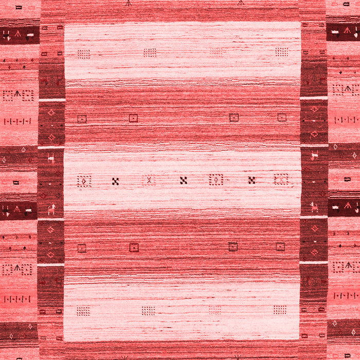 Abstract Red Contemporary Area Rugs